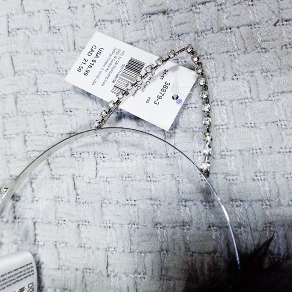 Mix n' Match 3/$21 Fuzzy Plush Cat Ear Headband Earmuffs NWT - Picture 2 of 3